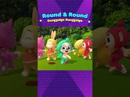 Round and Round 🎵 #PinkfongMingleGameSong #Hogi #shorts