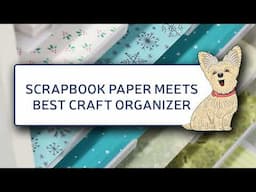 Best Craft Organizer Paper Shelves for Scrapbookers