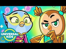 Powerbirds Stop Minerva The Owl From Stealing Books! | Powerbirds | Universal Kids