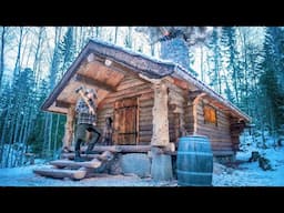 Finalizing The Log Cabin Porch In The Wilderness