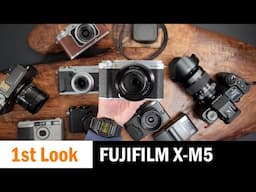 First Look: Fujifilm X-M5 Size Comparison + Vlogging Test