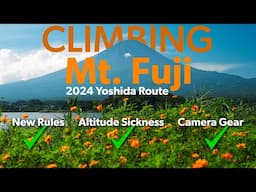 Climbing Mt. Fuji in 2024 with the new Yoshida route rules!