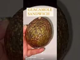 How to make EASY AND QUICK GUACAMOLE AVACADO SANDWICH 🥪 🥑