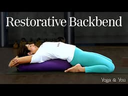 Restorative Backbend | Restorative Yoga With Props | Supported Bridge Pose | Gentle Yoga