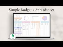 Simple Budget + Planner Spreadsheet for Google Sheets - Haye Ameri