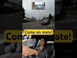 WOAH… MATE 😅 #driving #car #london #road #roundabout #woah #learn #funny #mate #howto