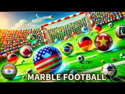 🌍 Countryballs Face Off in the Ultimate Marble Soccer Match! Berlinde ⚽🔥