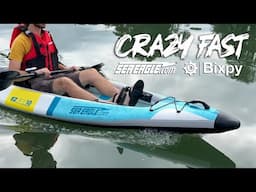 Fastest Kayak with a motor - Bixpy K-1 Motor & Sea Eagle EZLite 10