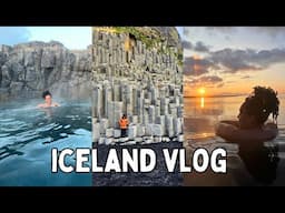 ICELAND 2023 VLOG with costs | SKY LAGOON | Black Sand Beach | Rye-Bread Baking in the Ground