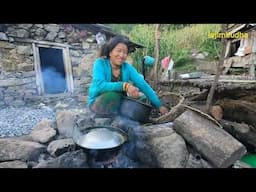 The Real Life of a Himalayan Family:  Cooking, Farming, and Community || lajimbudha ||