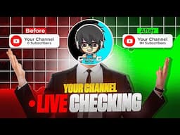 LIVE 🔥 CHANNEL CHEKING 10-1000 SUBSCRIBE COMMENT