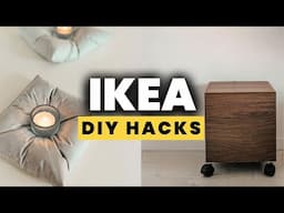 3 DIY IKEA Hacks | Easy + Budget IKEA Flips