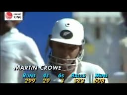 Martin Crowe Match Saving 299 (29 4️⃣s & 3 6️⃣s in Wellington | Srilanka Tour New Zealand 1991