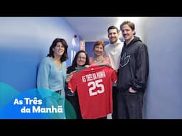 António Areia e Gustavo Capdeville, da Seleção Nacional de Andebol, visitam As Três da Manhã