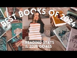 I read 133 books in 2024 and these were the best + reading stats and 2025 reading goals