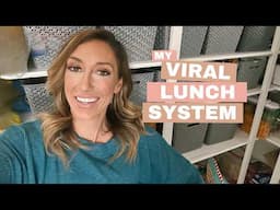 My viral lunch-packing system for 8 kids! + Pantry restock & organization! | Jordan Page