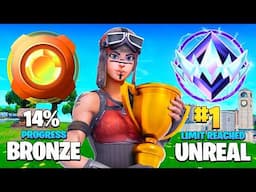 Bronze To Unreal Speedrun in Fortnite's EASIEST Mode