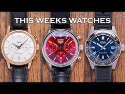 This Weeks Watches - 5x TAG Heuer Carrera, Gold Longines Chrono, Limited Seiko Diver & More [EP194]