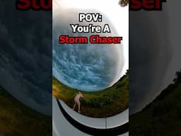 POV You’re A Storm Chaser #weather #stormchasing #naturaldisaster #tornado #twister #storm