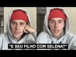 Justin Bieber é perguntado sobre filho com Selena Gomez na frente de Hailey Bieber (legendado)