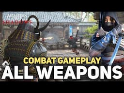 Naoe & Yasuke Weapons & Combat Gameplay - Assassins Creed Shadows