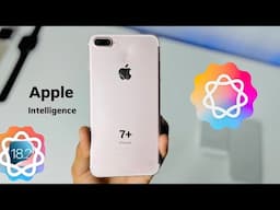 Apple AI Features in iPhone 7, 7Plus  - FREE || Apple Intelligence for Older iPhones😎😍😎😍