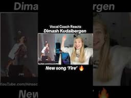 Dimash Kudaibergen’s vocals are Fire! 🔥 #vocalcoachreacts