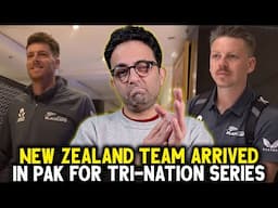 New Zealand Team Arrives In Pakistan For Tri- Nation Series & Champions Trophy 2025 🏆