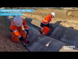 Concrete Canvas - HS2 Trial