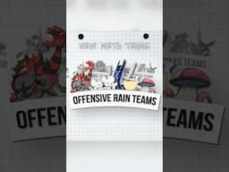 Rain Teams in Pokemon (are pretty good)