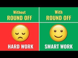 How to use ROUND OFF Function in EXCEL: Easy Tips & Tricks | Learning Zone