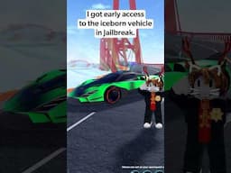 How Fast is the NEW ICEBORN CAR in Roblox Jailbreak?