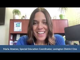 Impact Stories: Maria Jimenez, Special Education Coordinator, Lexington District One