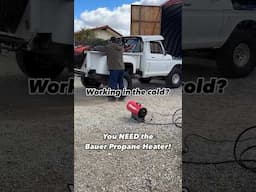 Bauer 30,000 - 60,000 BTU Forced Air Propane Portable Heater | Harbor Freight