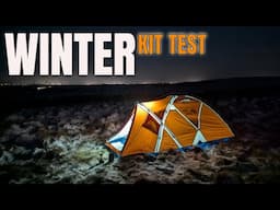 #363 Mountain Hardwear EV2 Tent | First WINTER Camp | Testing New Winter Kit |