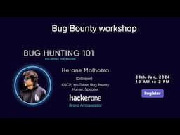 [IMP] - Bug Bounty Workshop | Cyber Security conference - CRACcon'24 in Delhi | Cryptoknight