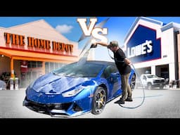 HOME DEPOT vs LOWE'S - Best Car Detailing Supplies - WHO IS BETTER?