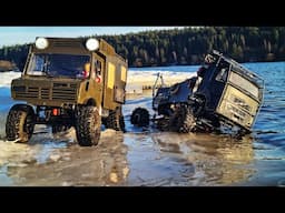 Ставь ШИПЫ и ты КОРОЛЬ! ... Unimog на липучке явно хуже, чем Volvo ... RC OFFroad 4x4