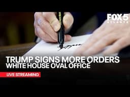 WATCH LIVE: President Trump signs more executive orders