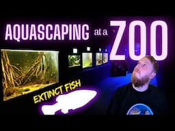 I went to a ZOO and built an aquarium for EXTINCT fish!