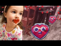 Valentines Day Hide And Seek Challenges!! (Whip Cream Mustache)