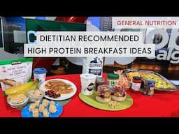 High Protein Breakfast Ideas + Dietitian Tips