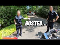 ANGRY COPS CHASED ME DOWN! // COPS vs BIKERS // KAWASAKI, DUCATI