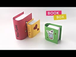 Origami Paper Book Box - How to Make a Paper Book Box?