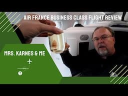 Air France A350-900 Business Class Flight Review✈️ #CDG-EWR