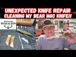 Unexpected Knife Repair: Cleaning My Bear MGC Stag Handle Knife!