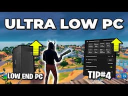 I Tried to Get 240+ FPS in Fortnite on Ultra Low-End PC! 🚀 (FIX FPS DROPS & LAG)