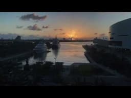 Amazing sunrise in Miami | Espectacular amanecer en Miami