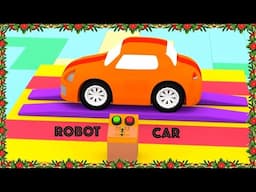 ROBOT CAR! - Does it need a Battery? - Cartoon Cars - Cartoons for Kids!