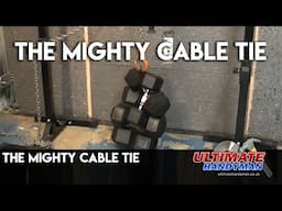 The mighty cable tie | cable tie tips | zip ties | cable tie weight test